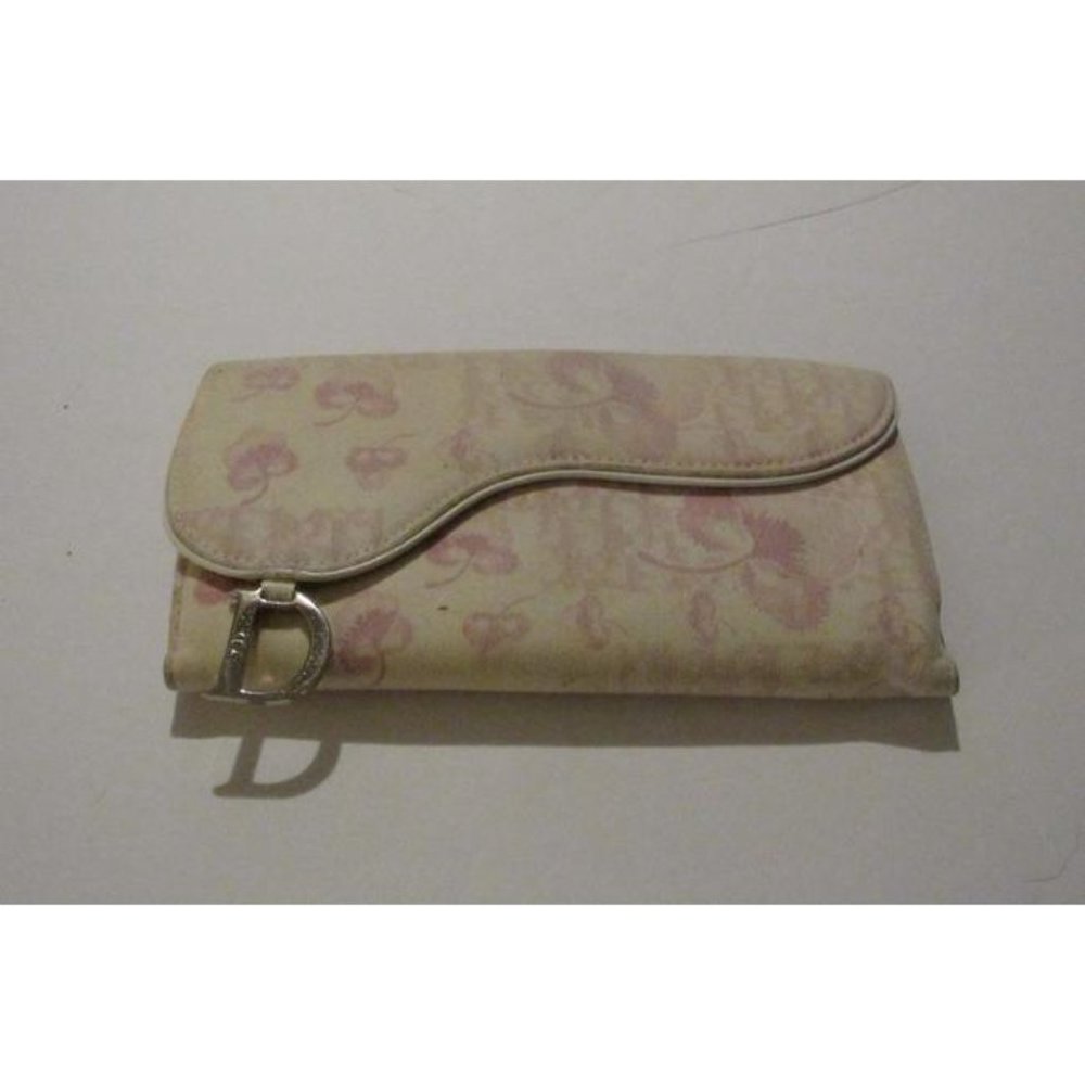 SOLD on ALLAMODA .shop-DIOR Pink Trotter Cherry Saddle Bag Tri-fold - Picture 8 of 11